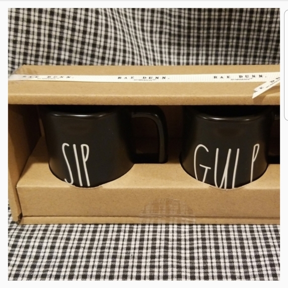 Rae Dunn Other - Rae Dunn Espresso Coffee Mug Set Black and…
